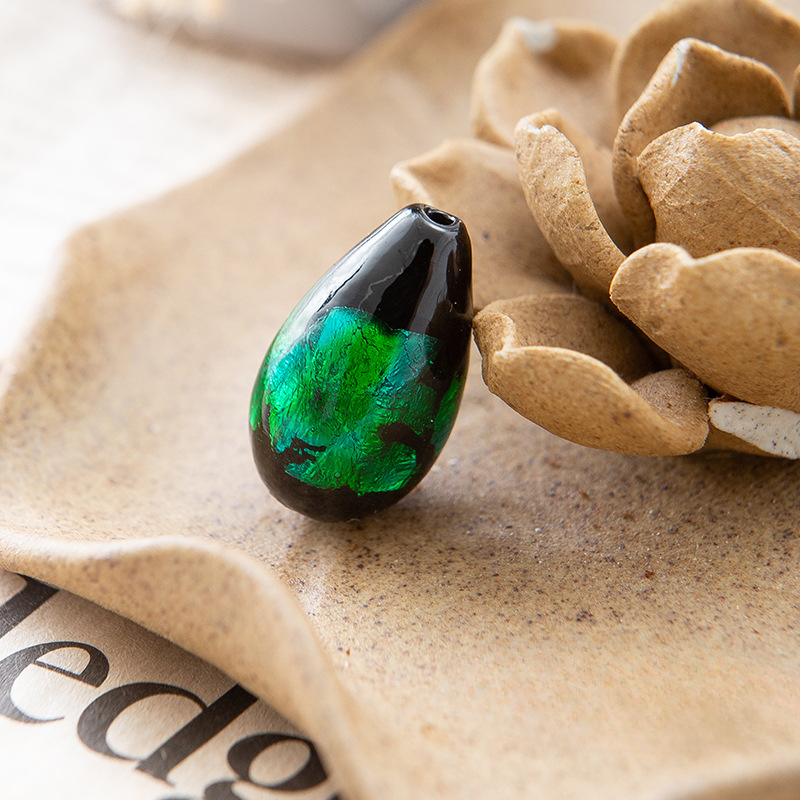 Cuentas de vidrio de gota de agua de 50 piezas al por mayor de 50 piezas